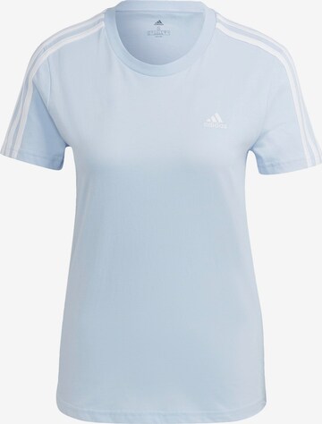 T-shirt 'Essentials' ADIDAS SPORTSWEAR en bleu : devant