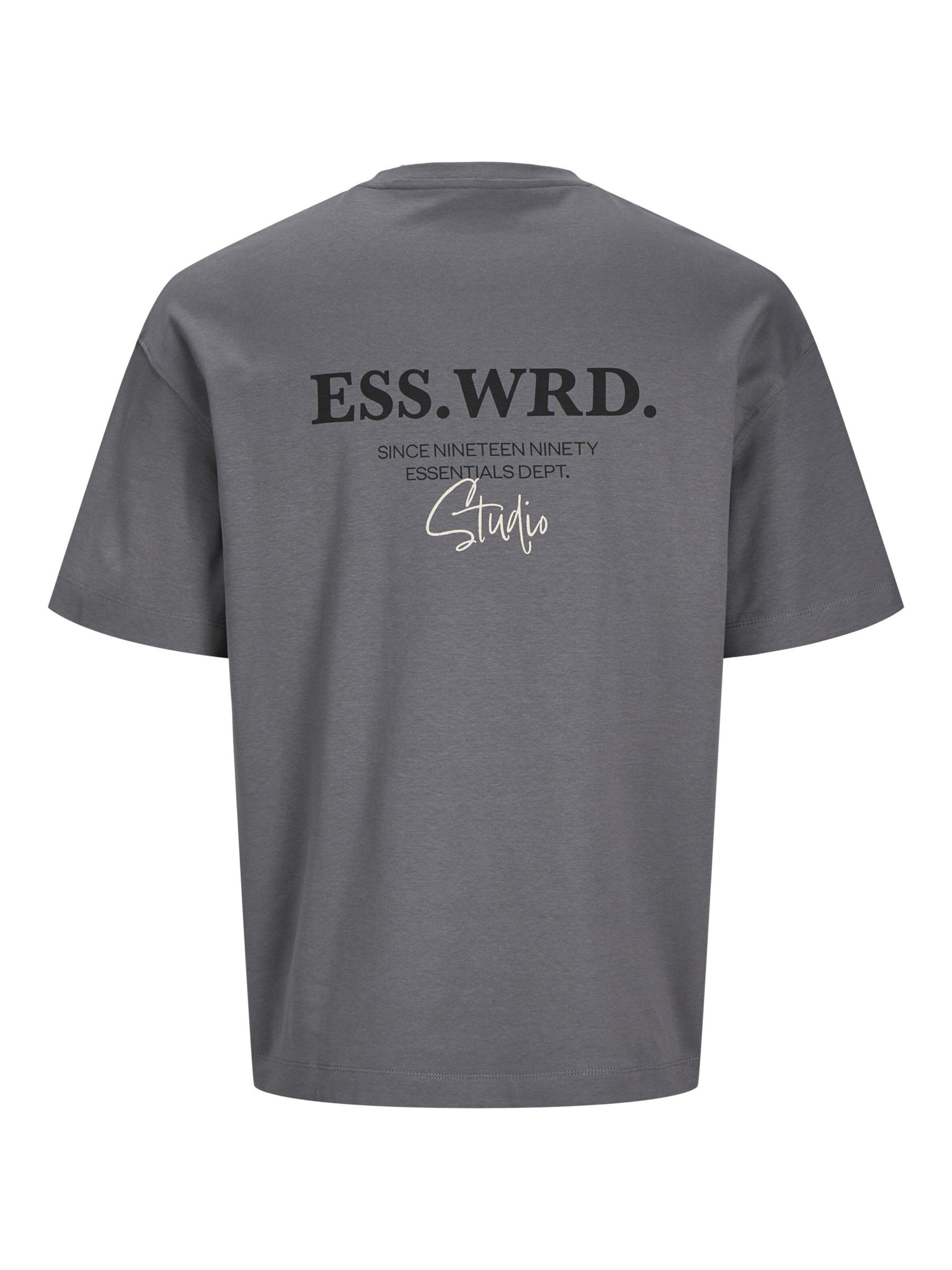 JACK & JONES Shirt 'JJEURBAN EDGE STUDIO' in Grey