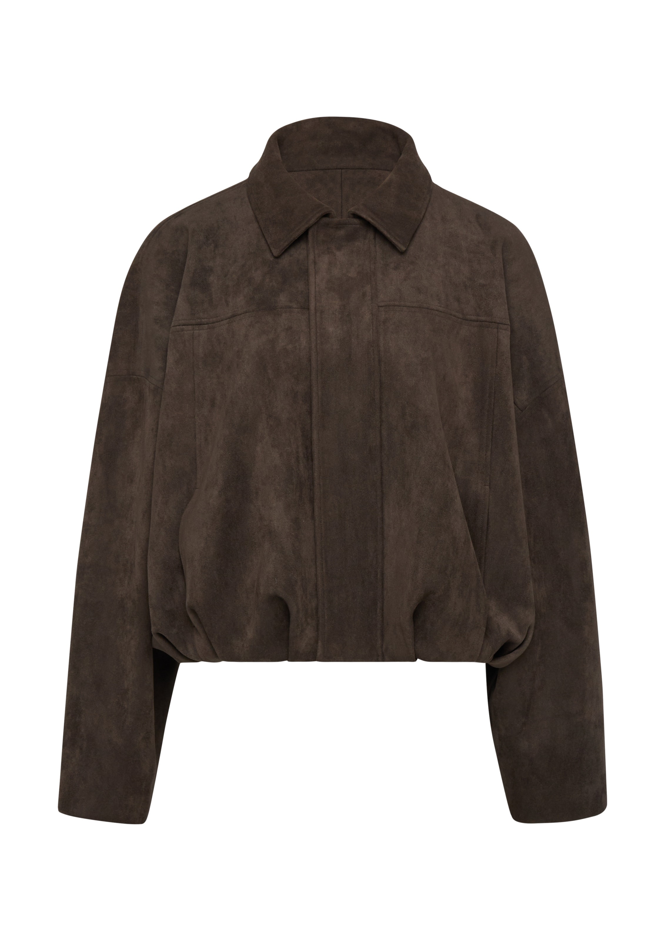 Veste mi-saison COMMA en marron : devant