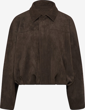 Veste mi-saison COMMA en marron : devant