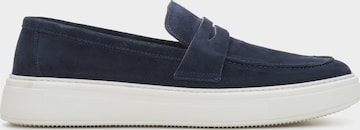 Estro Mocassins '09-4500' in Blauw: voorkant