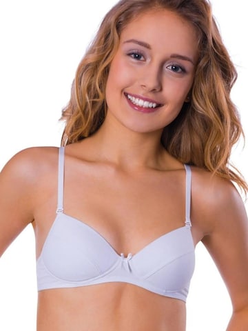 Key T-shirt Bra 'Biustonosz TBC 024' in White