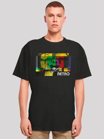 T-Shirt 'Heroes of Childhood Tao Tao Cassette' F4NT4STIC en noir : devant