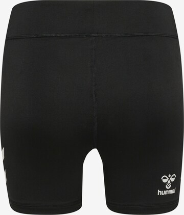 Hummel Skinny Sportshorts in Schwarz