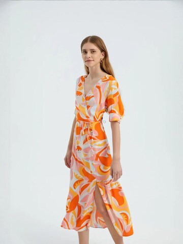 Hiccup Jurk in Oranje