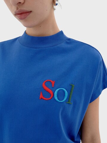 Thinking MU - Camiseta ' SOL ' en azul