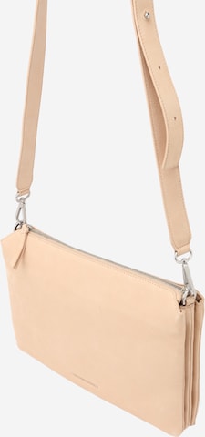 Les Visionnaires - Bolso de mano 'VERA' en beige: frente