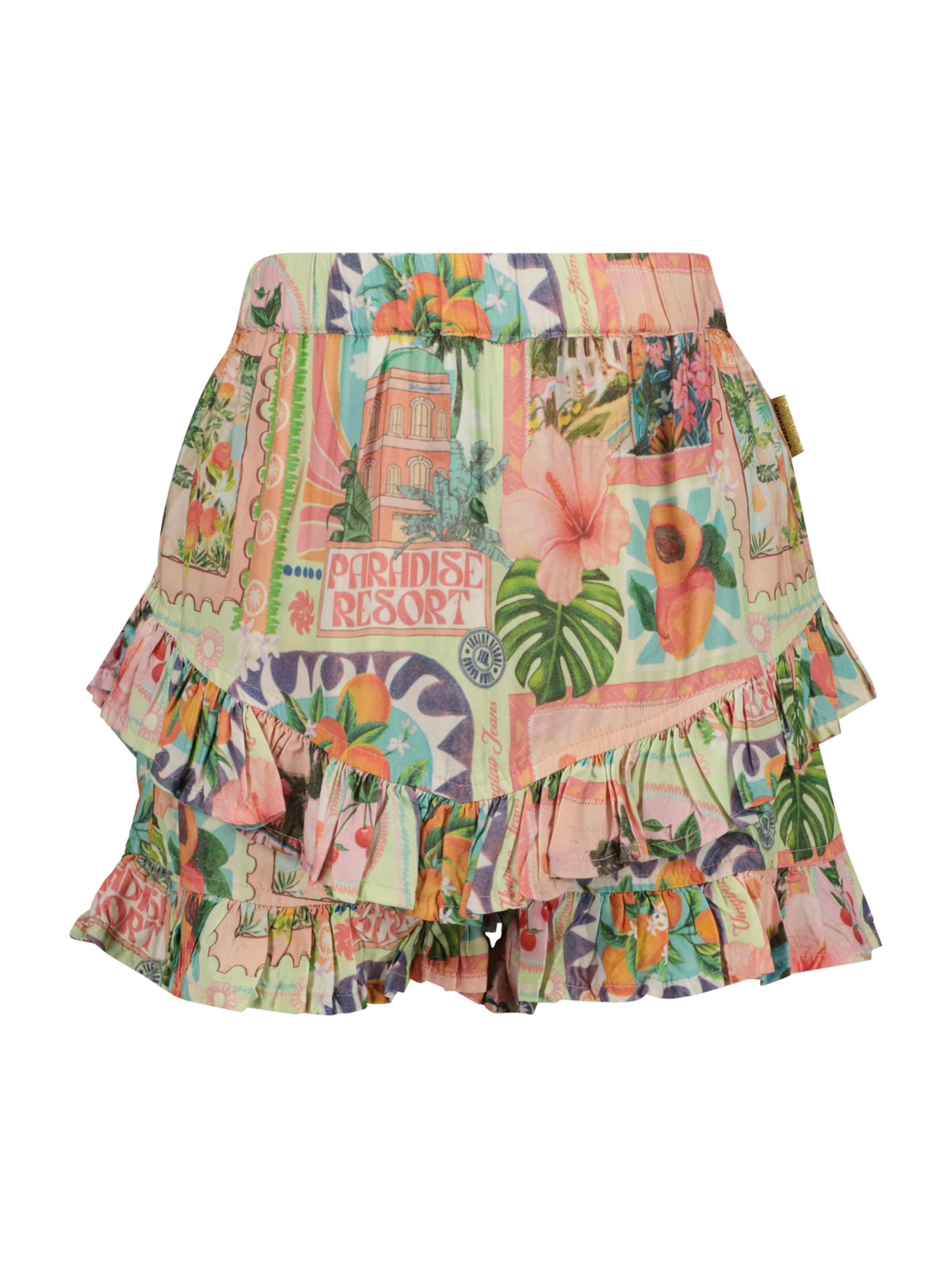 VINGINO Wide leg Broek 'Rany' in Groen: voorkant