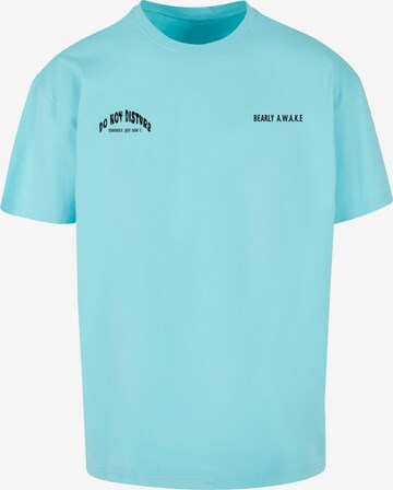 Merchcode Shirt 'Barely Awake' in Blauw: voorkant