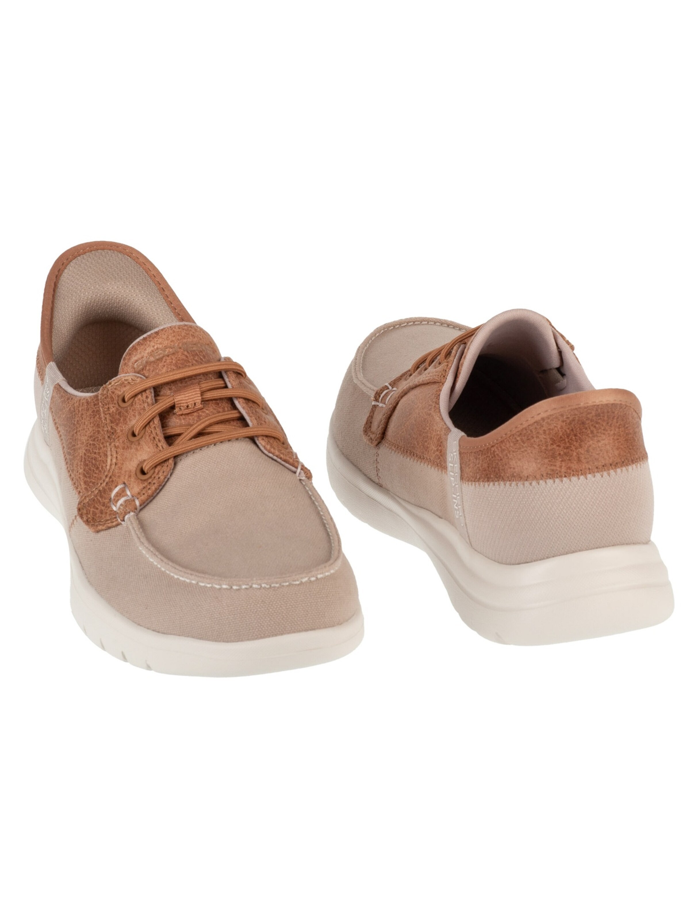 SKECHERS Slip-Ons in Beige