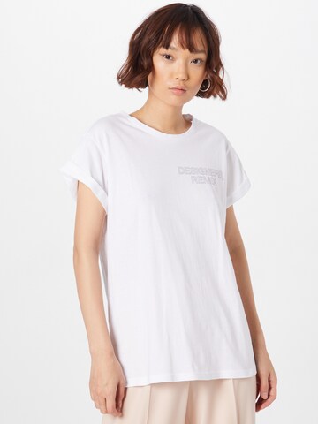 T-shirt 'Stanley' Designers Remix en blanc : devant