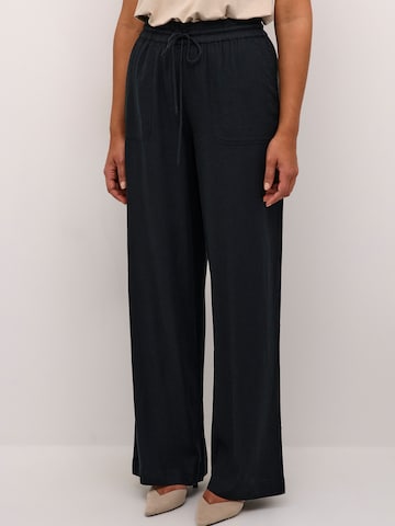 Kaffe Regular Pants 'KAmilia' in Black: front