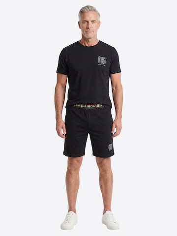 Pyjama court 'World Cup Edition' CR7 - Cristiano Ronaldo en noir : devant
