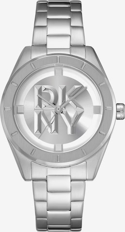 DKNY Analog watch 'Chambers Midi' in Silver: front