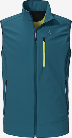 Gilet sportivo 'Martinau' di Schöffel in blu: frontale