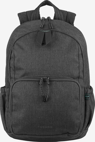 Zaino 'Zaino Unisex Tucano Poliestere con Zip - 29x42,5x14 cm' di TUCANO in nero: frontale