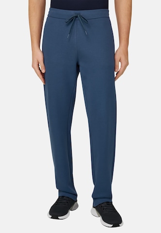 Coupe slim Pantalon Boggi Milano en bleu : devant