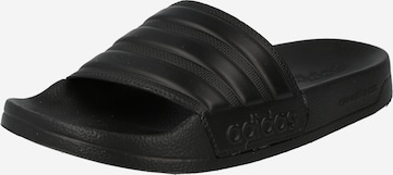 juoda ADIDAS SPORTSWEAR Sandalai / maudymosi batai 'Adilette': priekis