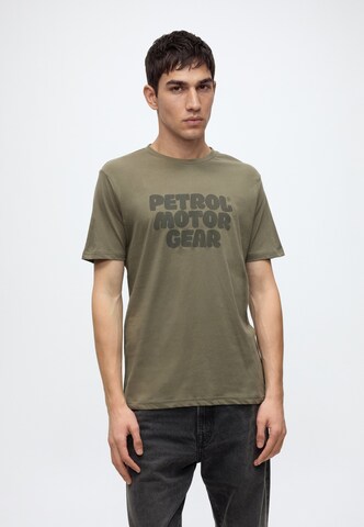 Petrol Industries - Camiseta en verde: frente