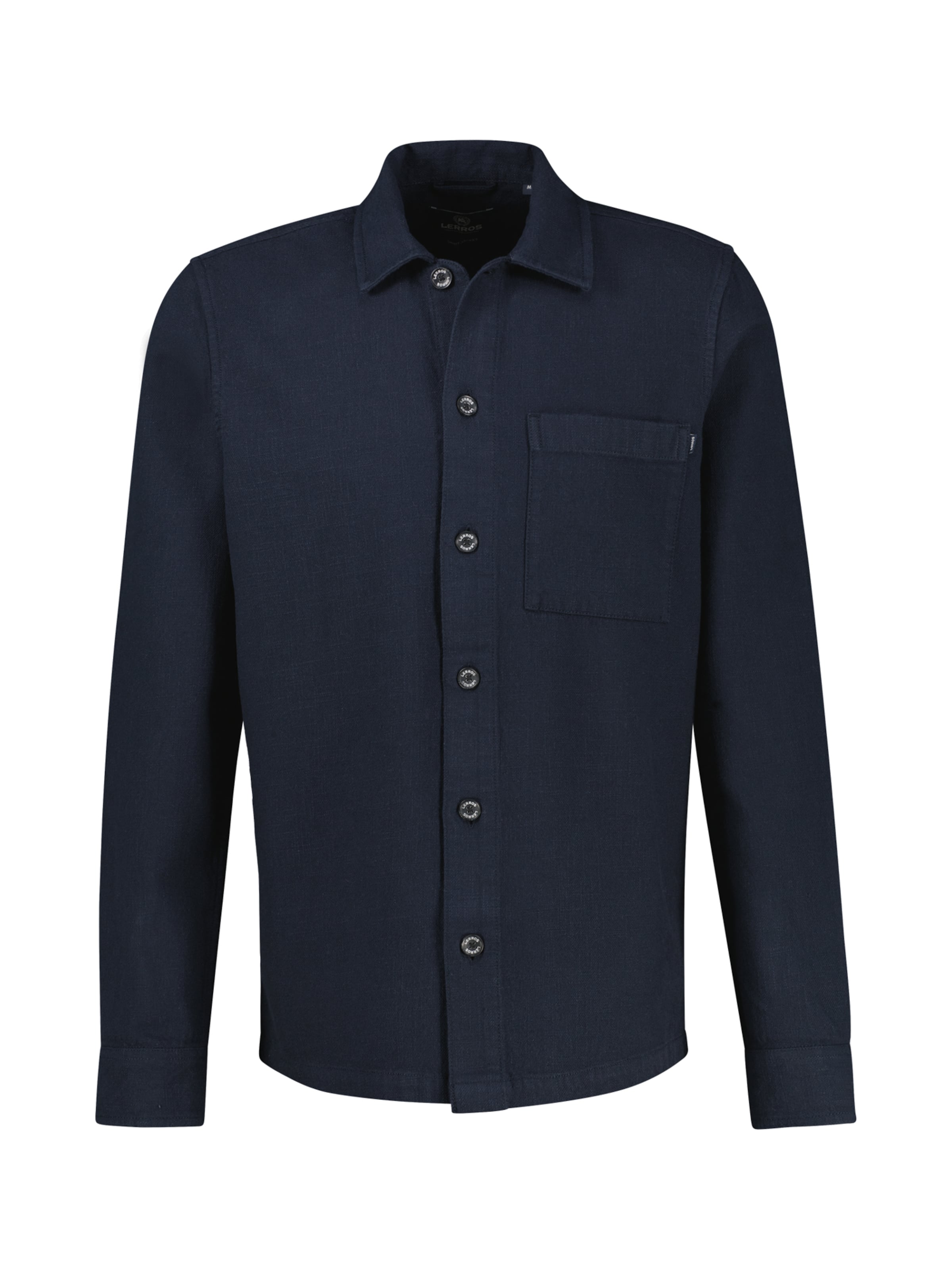 LERROS Regular fit Overhemd in Blauw: voorkant