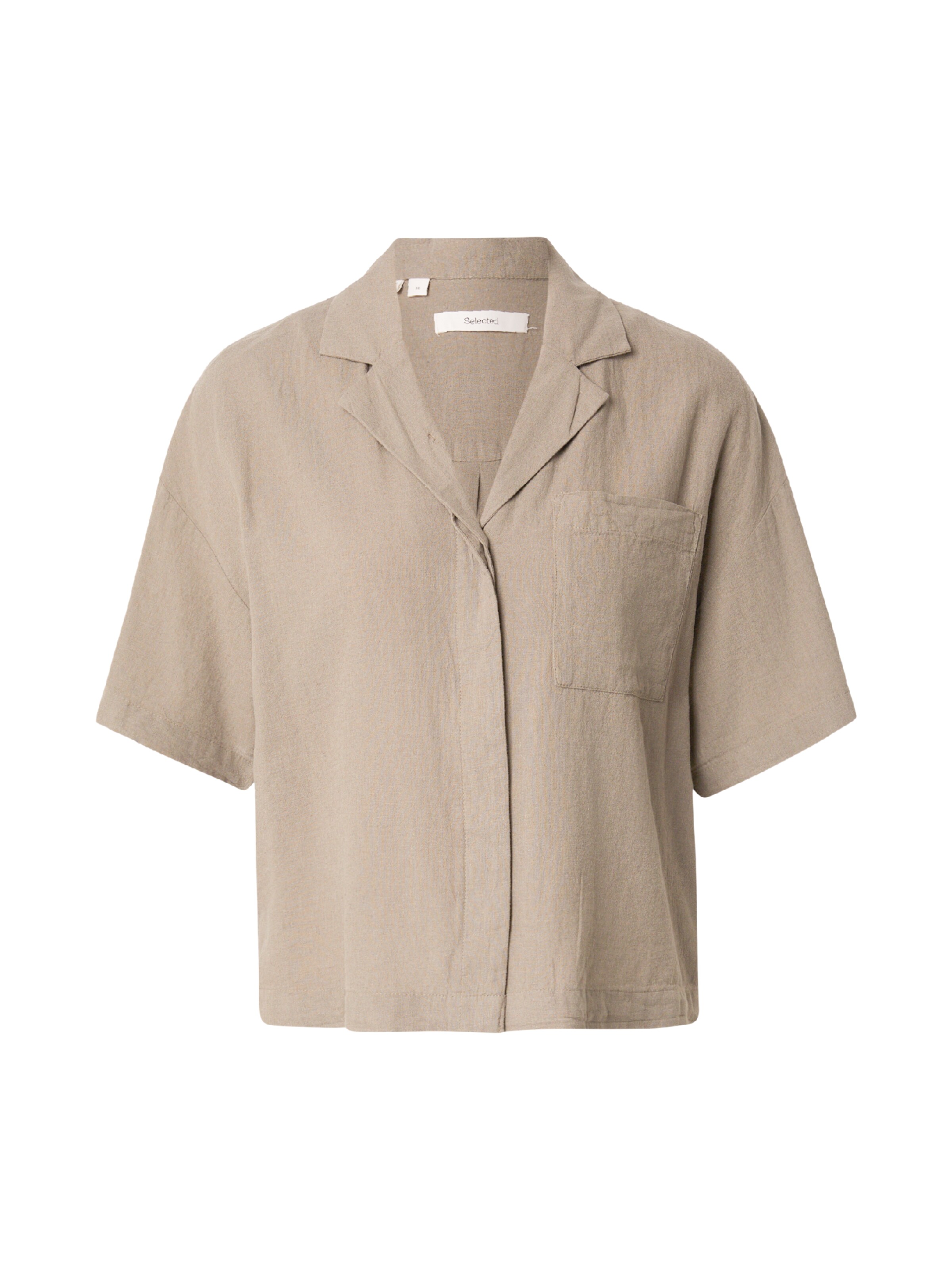 SELECTED FEMME Bluza 'SLFFIELLA' | temno bež barva, Prikaz izdelka