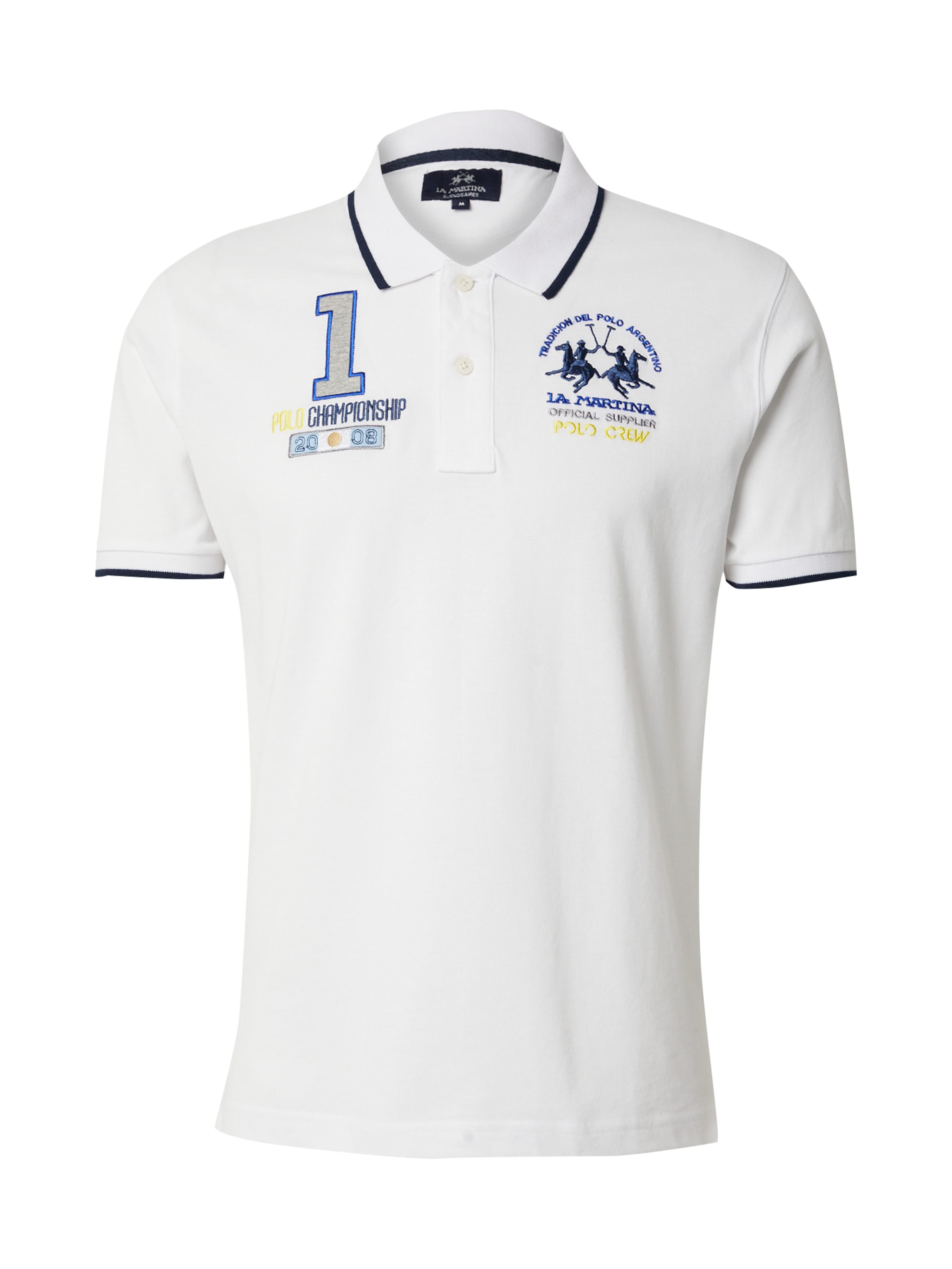 La Martina Shirt in White: front