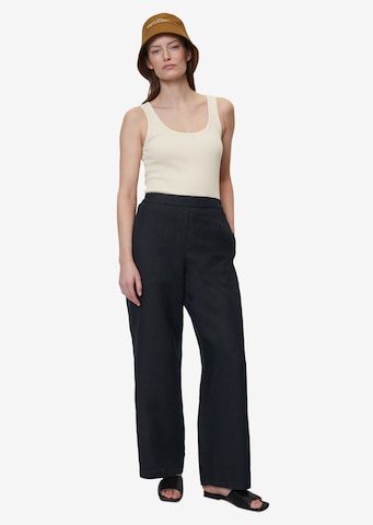 Marc O'Polo Loose fit Pants in Black: front