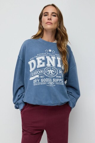 No Matter What Sweatshirt in Blau: Vorderseite