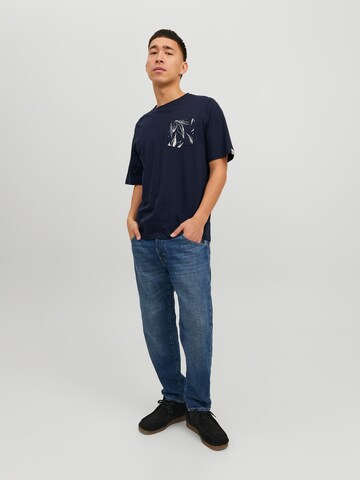 JACK & JONES Shirt 'Crayon' in Blauw