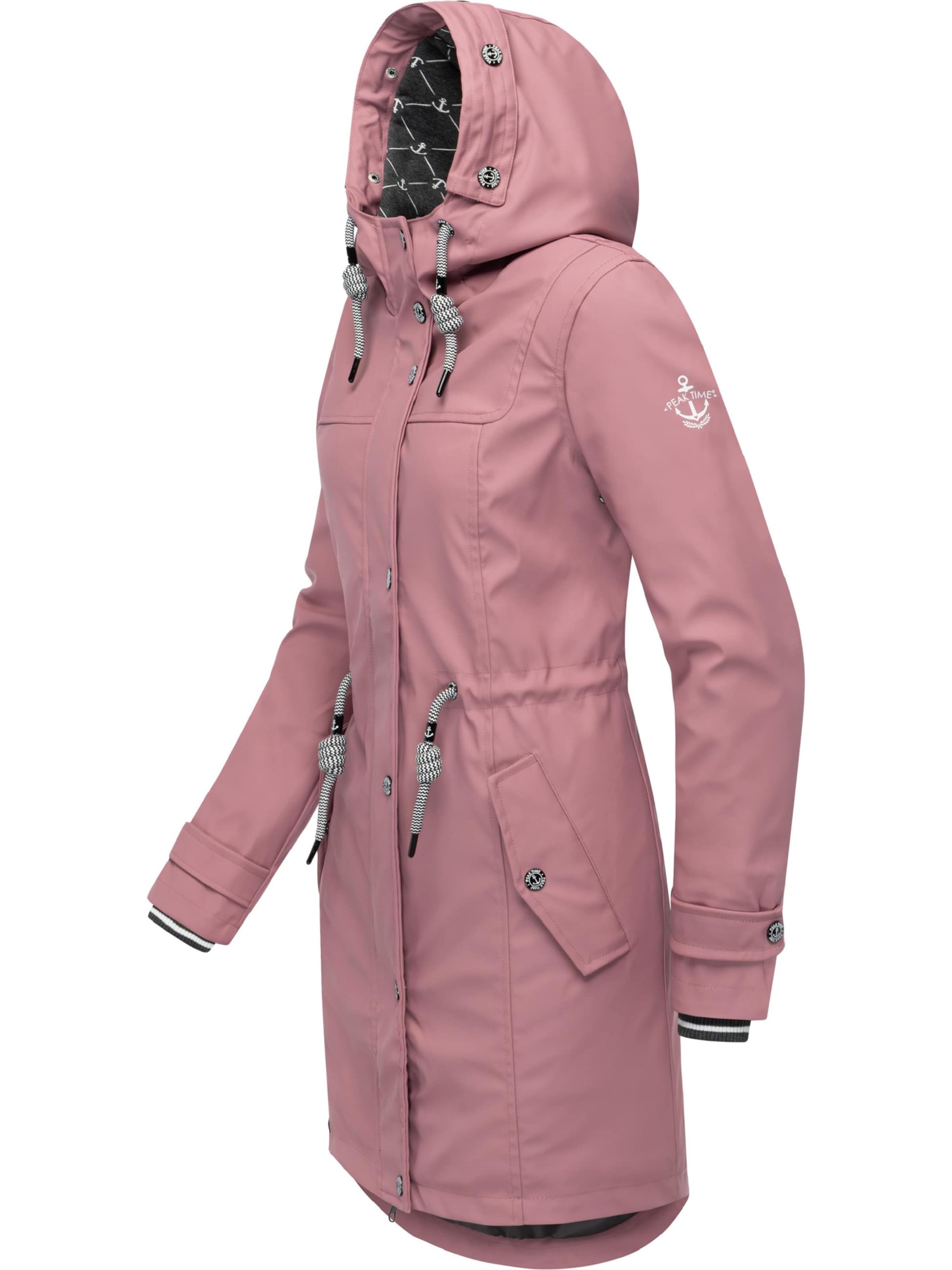 Peak Time Raincoat in Pink