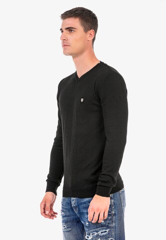 CIPO & BAXX Pullover in Schwarz