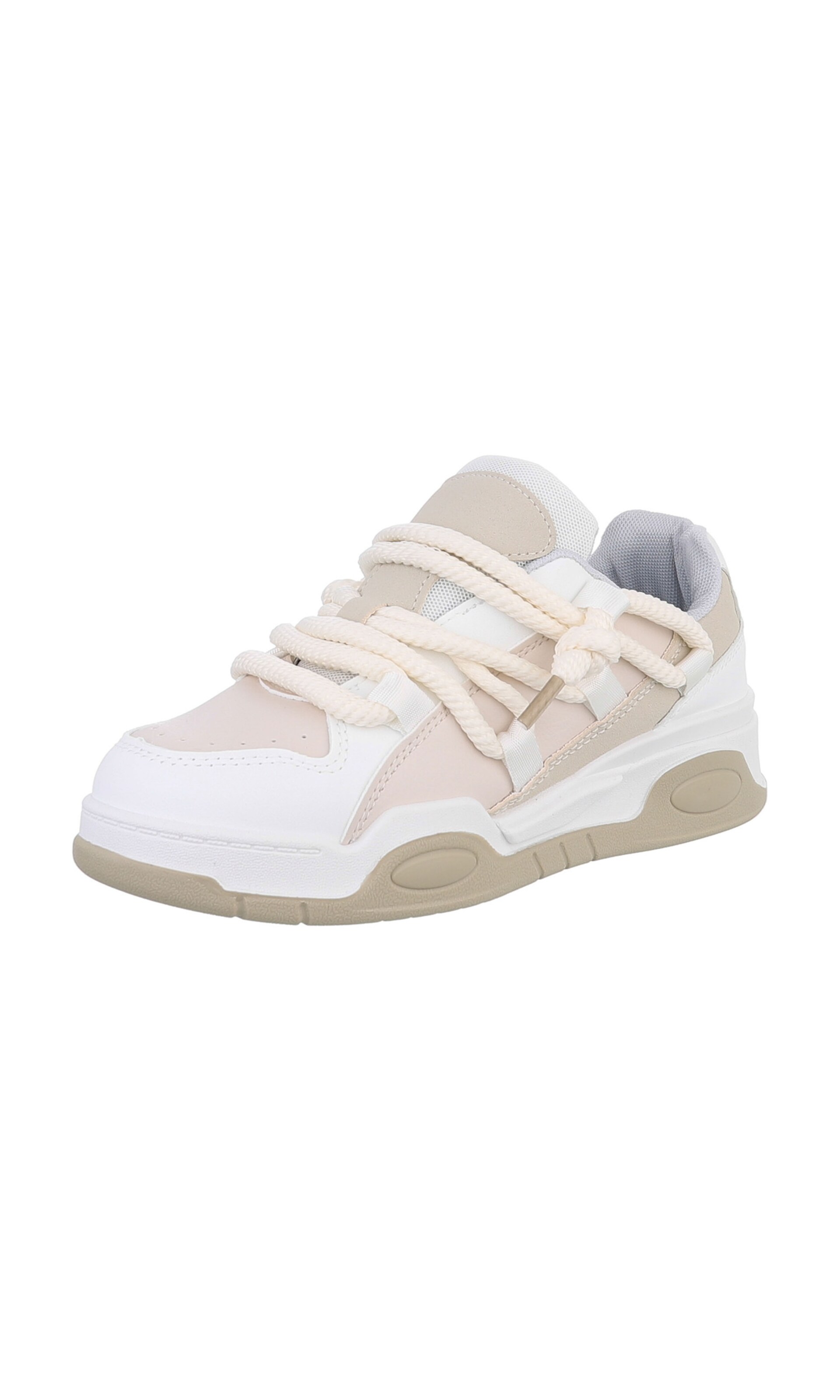 Ital-Design Sneaker in Beige: Vorderseite