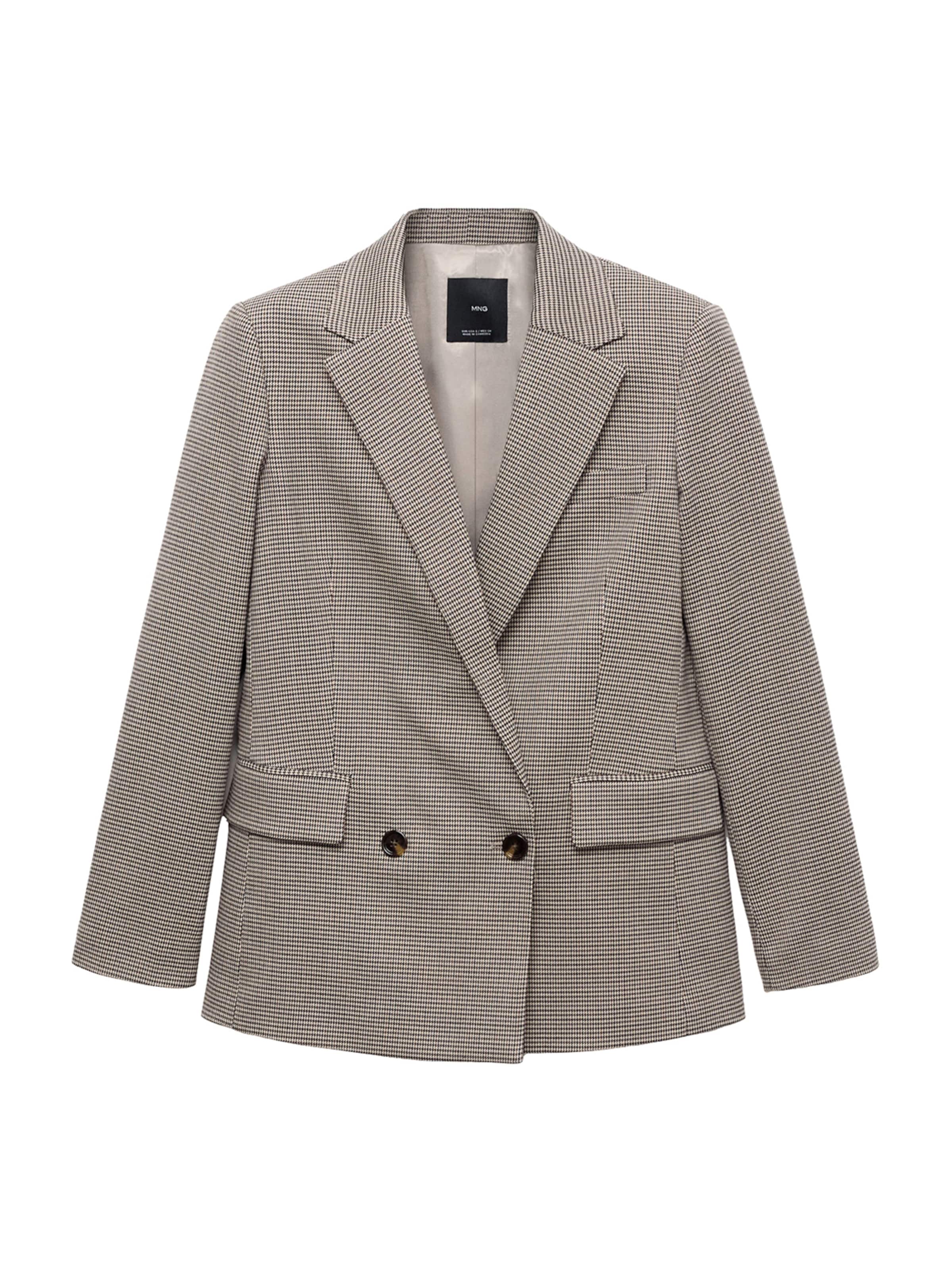 MANGO Blazer 'Charlott' in Brown: front