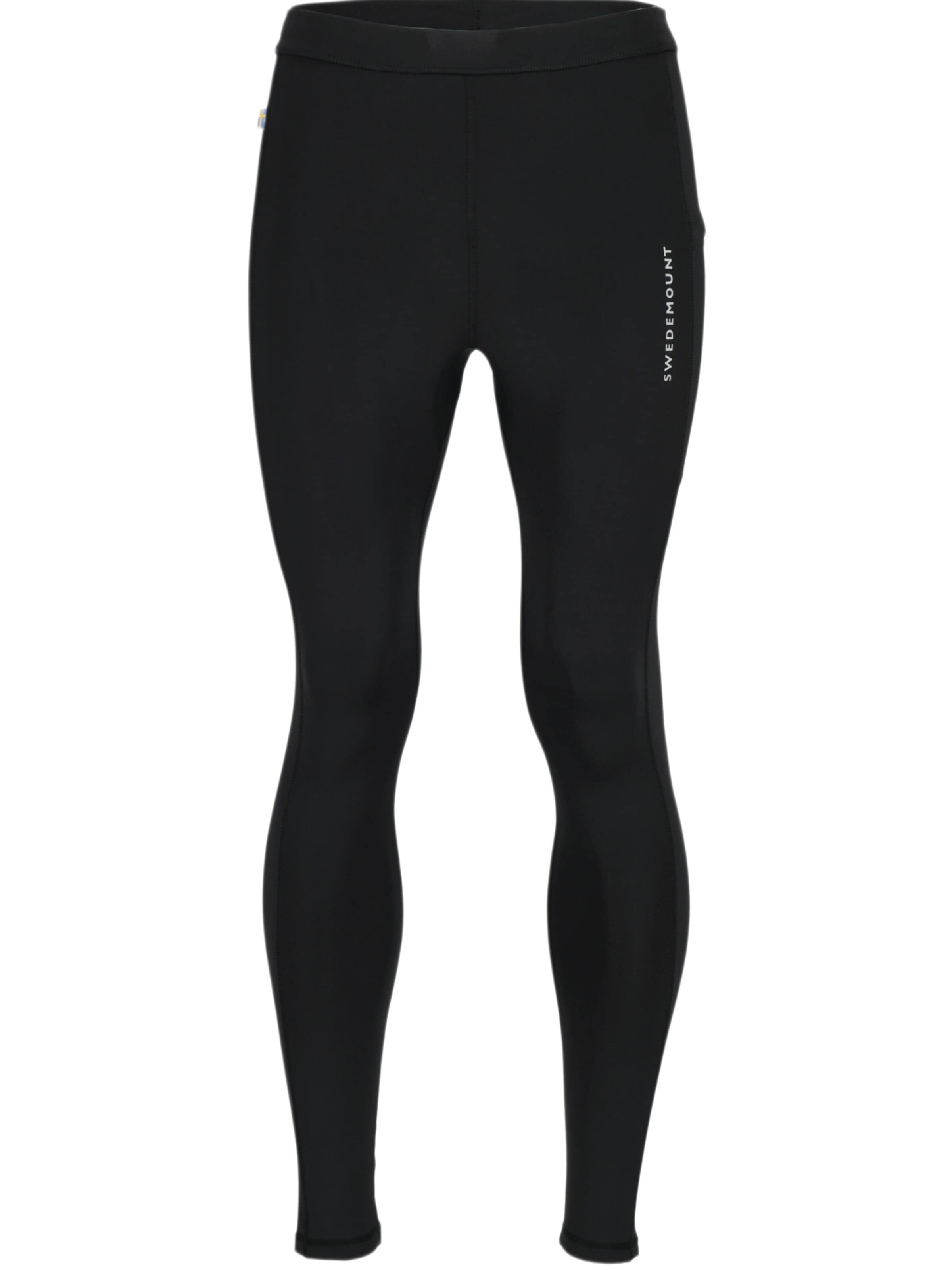 Skinny Pantalon de sport 'Ultra Light' SWEDEMOUNT en noir : devant