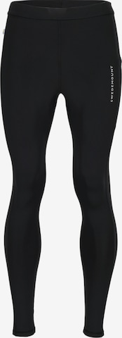 Skinny Pantalon de sport 'Ultra Light' SWEDEMOUNT en noir : devant