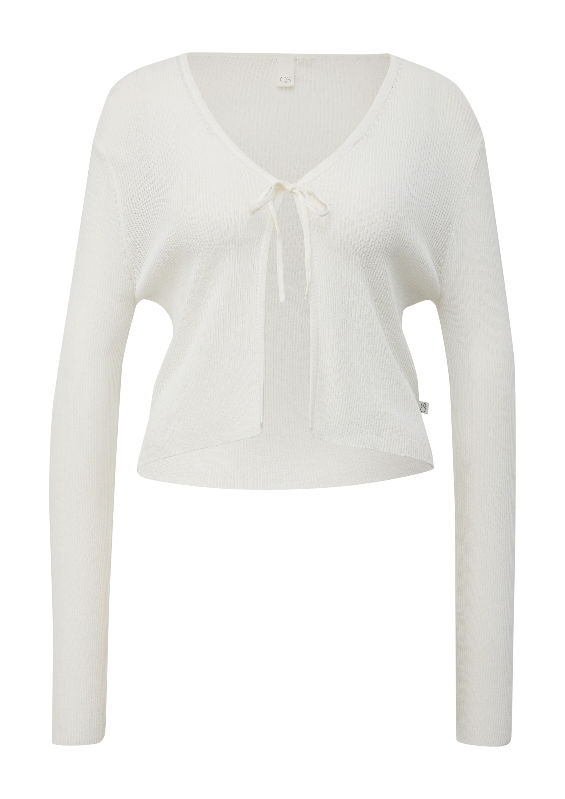 QS Strickjacke in Beige: Vorderseite