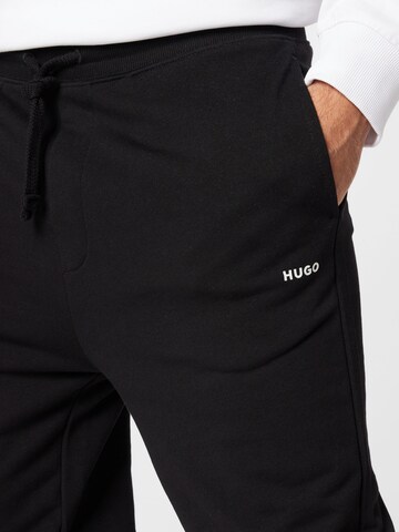 Effilé Pantalon 'Dayote' HUGO en noir