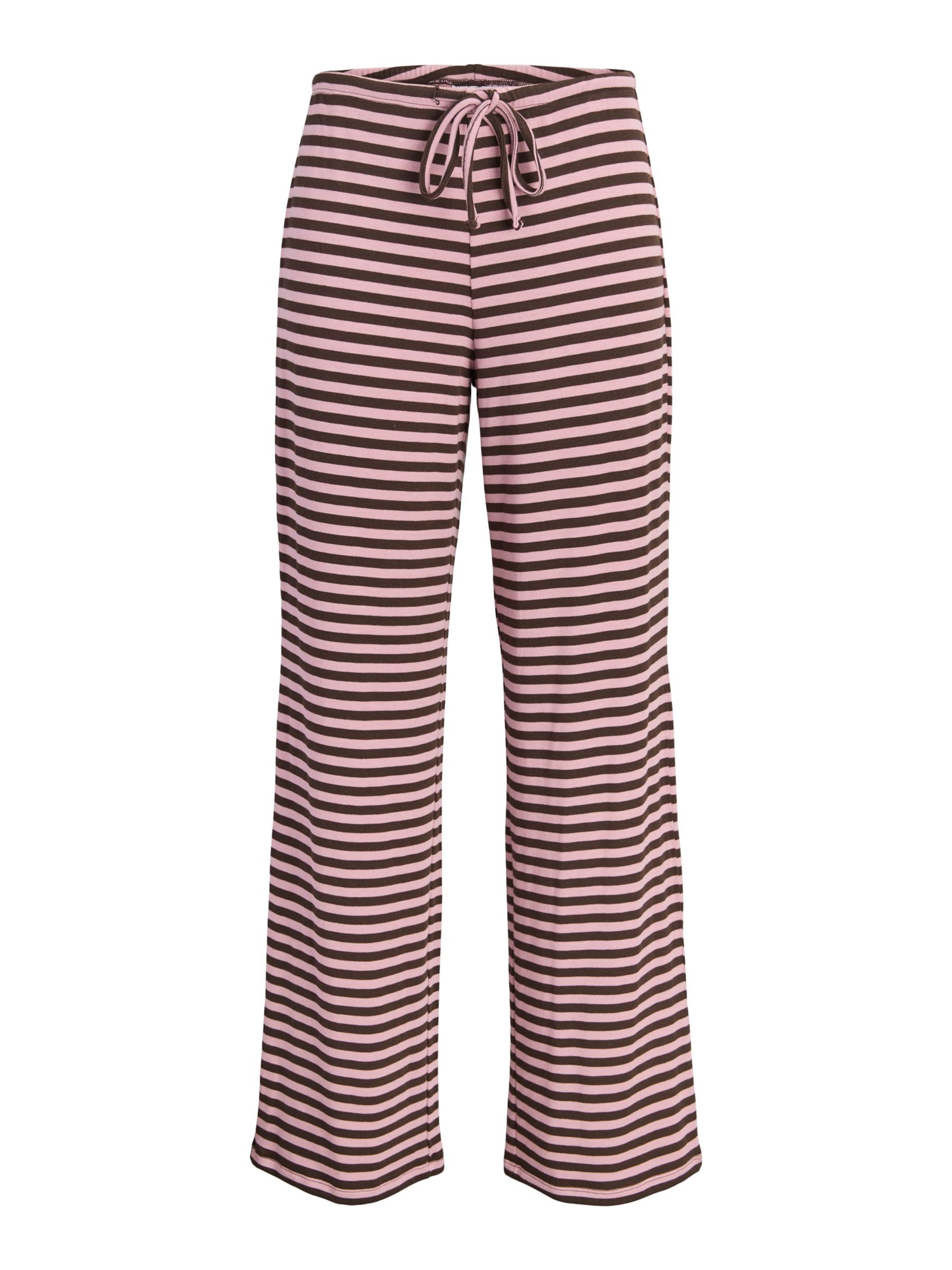 JJXX Pantalon 'JXPaula' en rose / noir, Vue avec produit