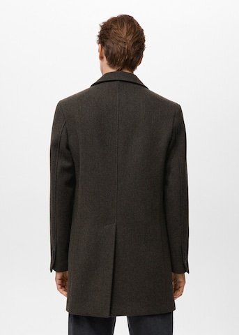 MANGO MAN Between-Seasons Coat 'Hake' in Brown