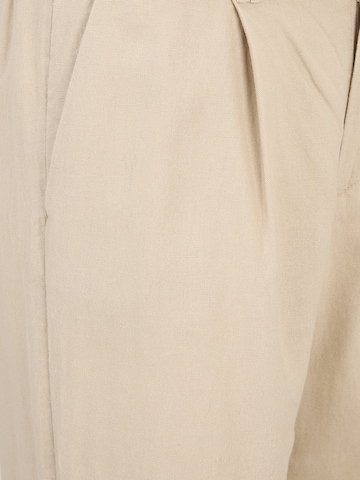 Only Tall Regular Pleat-Front Pants 'CARO' in Beige