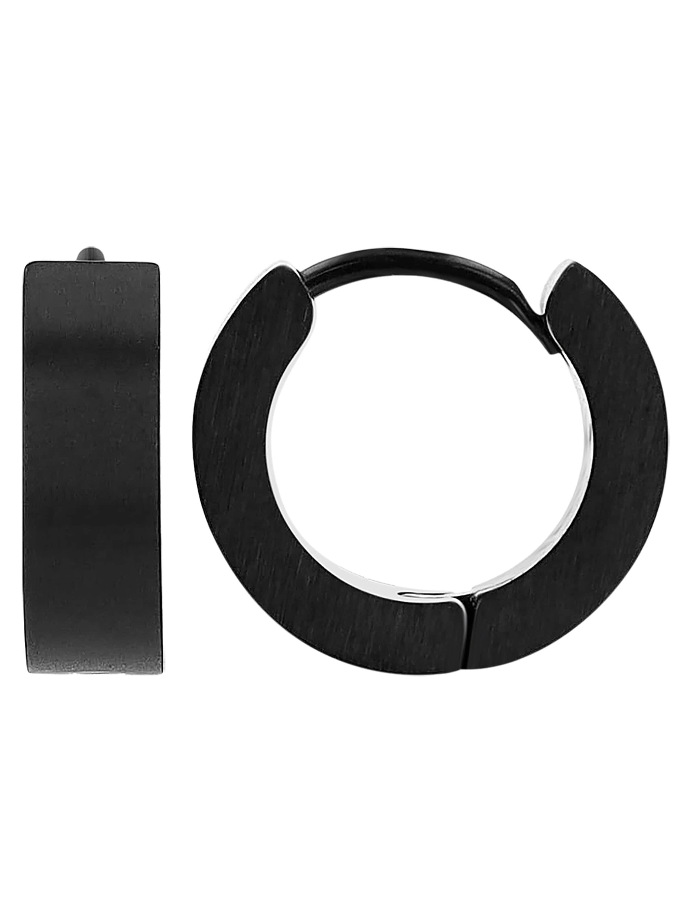 Akzent Earrings 'Erik, langlebig' in Black