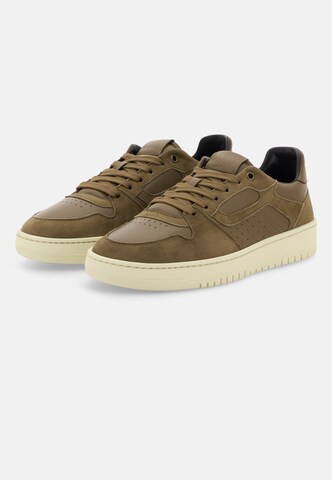 Baskets basses 'Origin' Boggi Milano en beige : devant