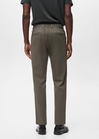 MANGO MAN Slimfit Hose 'Polen' in Grau