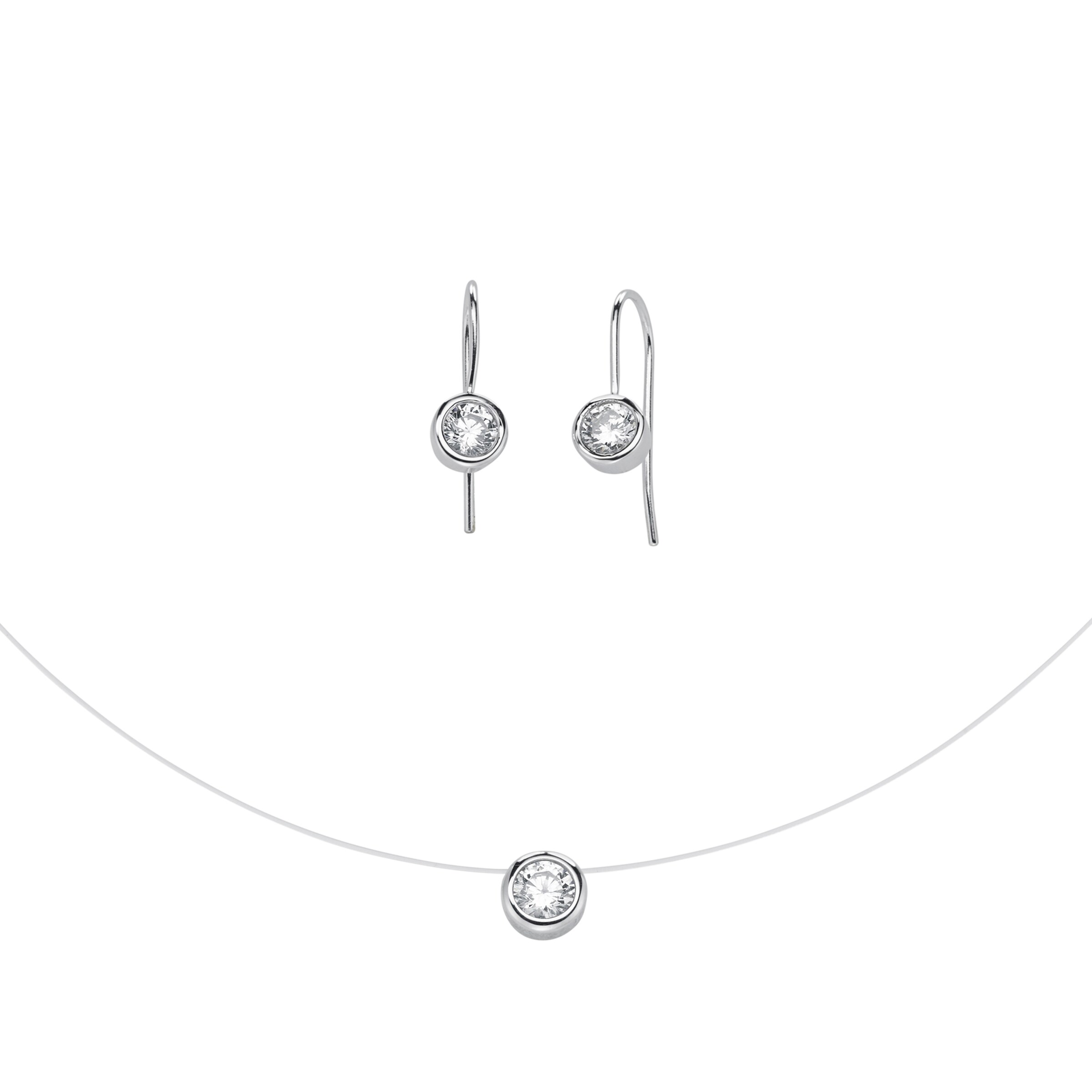 FIRETTI Jewelry Set in Silver