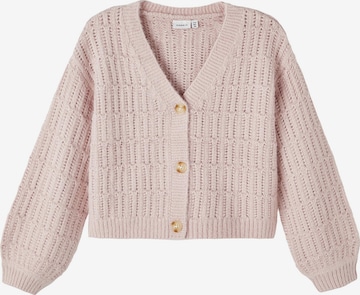 NAME IT Knit Cardigan 'Olopa' in Pink: front