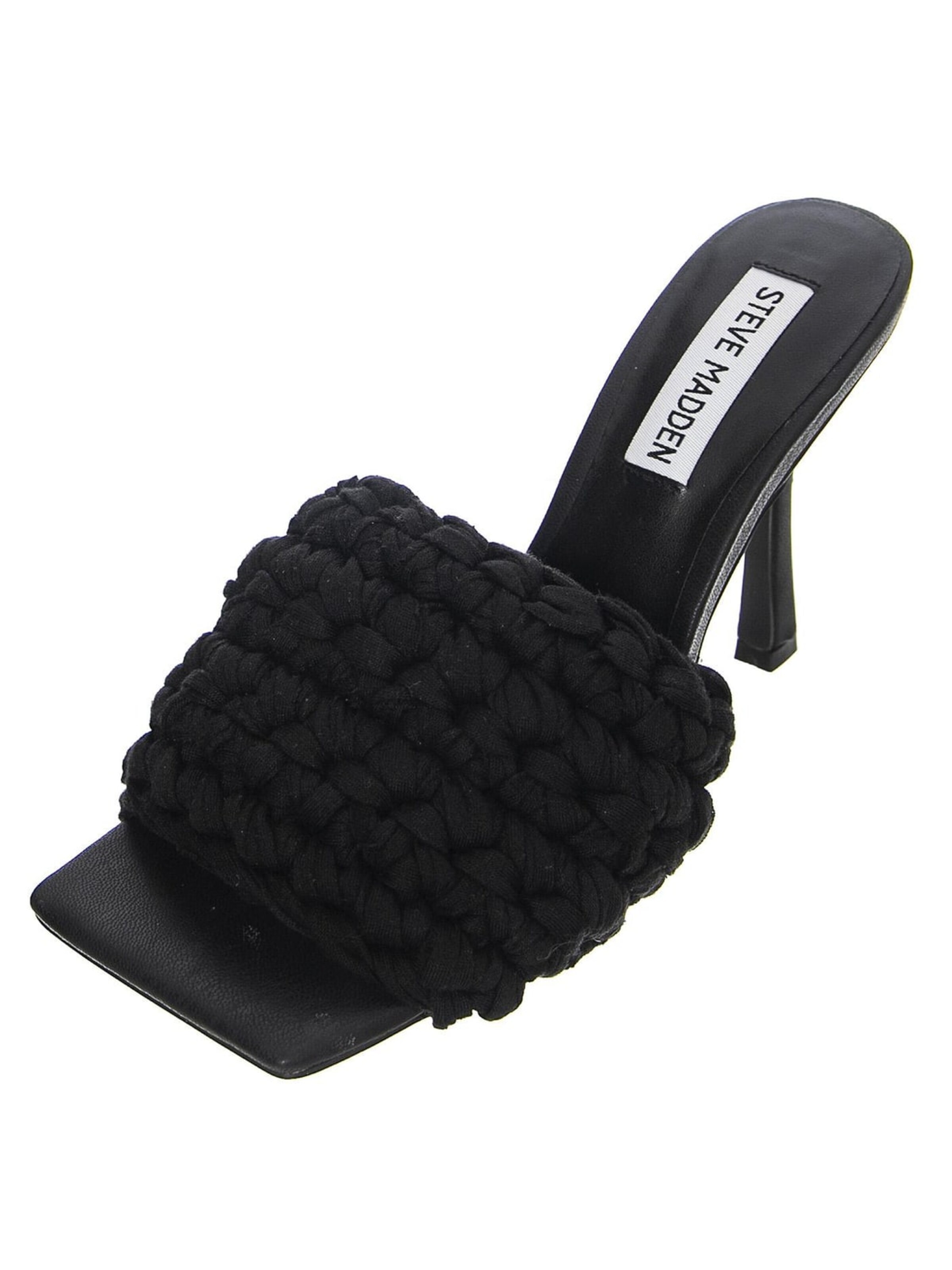 Zoccoletto 'Womens Jessyca Black Sandals' di STEVE MADDEN in nero: frontale