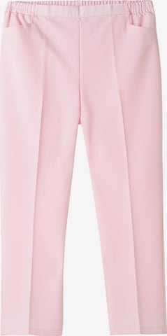 SHEEGO Regular Pleated Pants in Pink: front