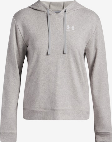 UNDER ARMOUR Sportief sweatshirt in Grijs: voorkant