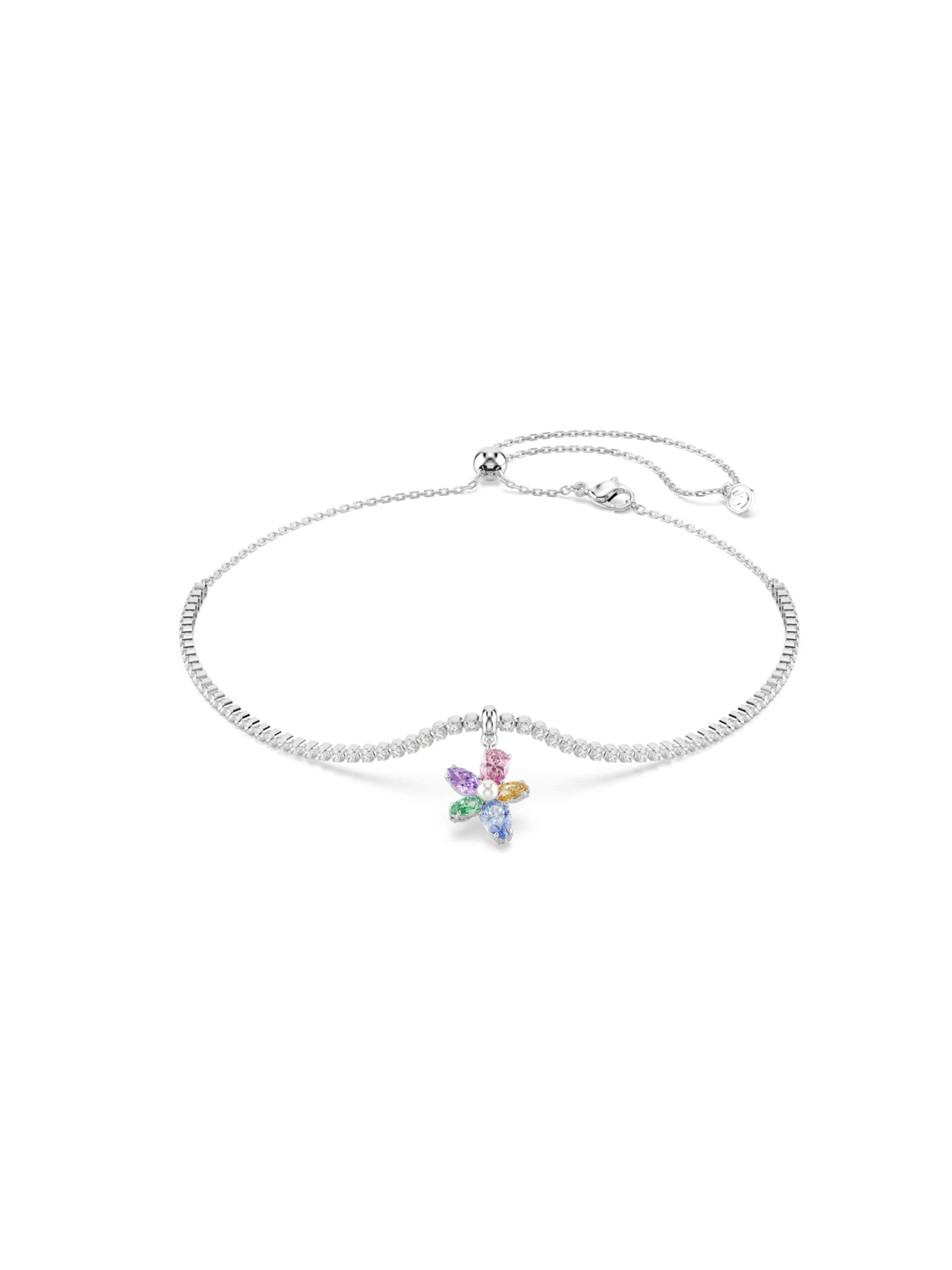 Bracelet Swarovski en argent : devant