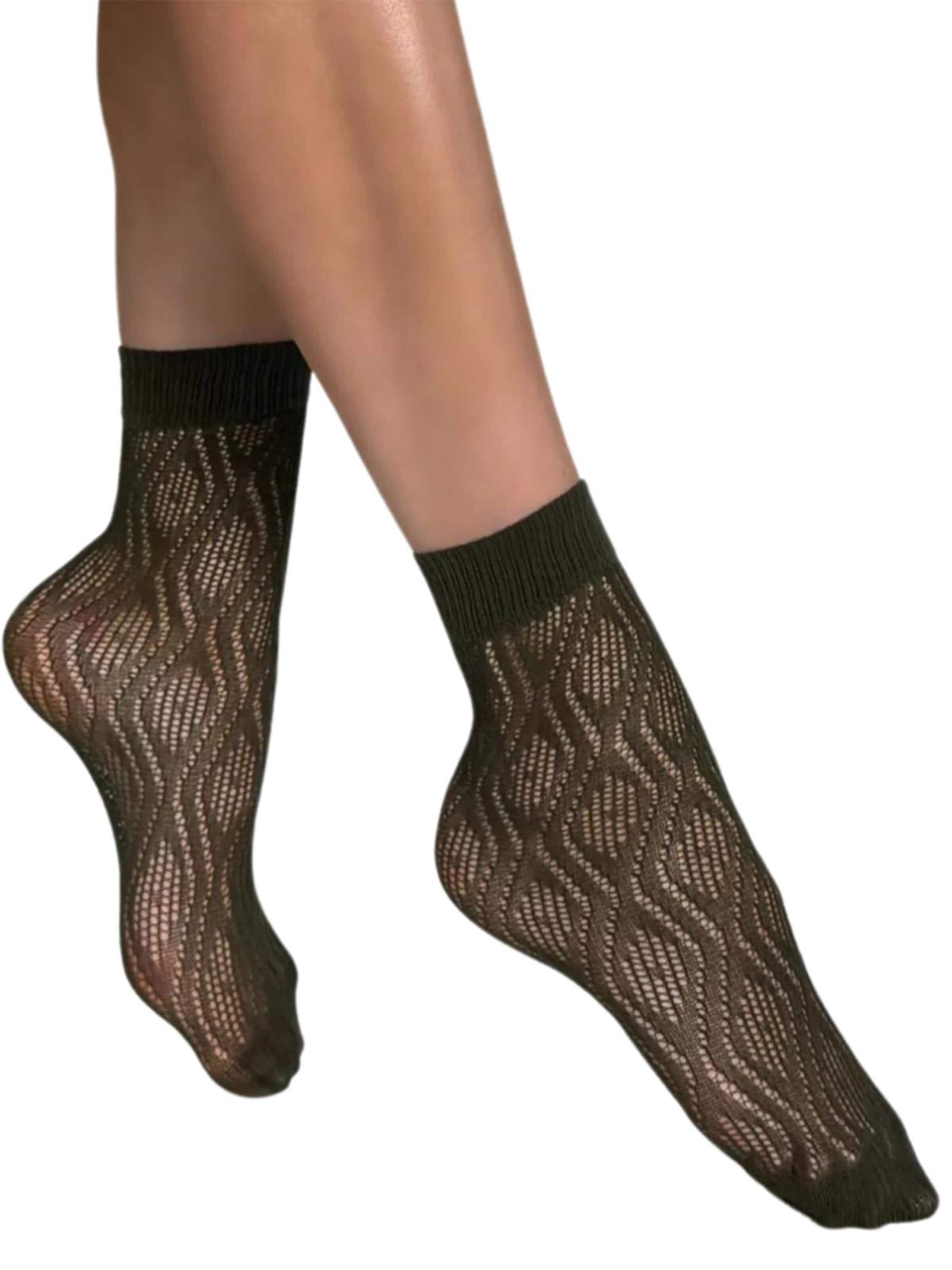 Chaussettes Sokisahtel en vert : devant